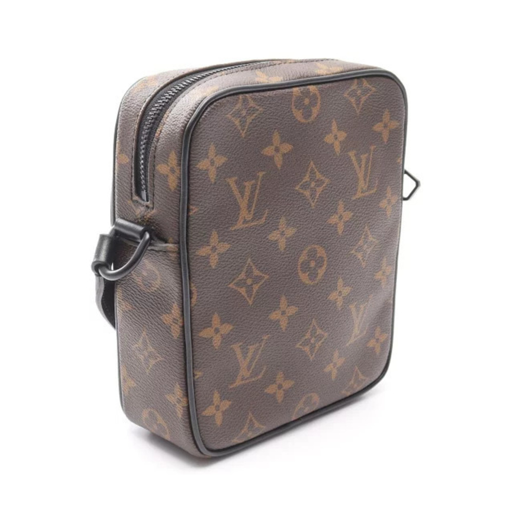 Louis Vuitton Shoulder Bag Canvas Wearable Monogram Christopher Wallet Leather
